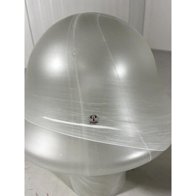 Vintage Glass Mushroom Table Lamps from Peill & Putzler, 1970s, Set of 2 For Sale - Image 16 of 18