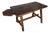 Early 20th Century French Walnut Bread Cutting Board Side Table For Sale