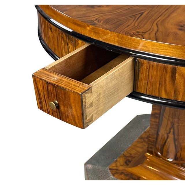Art Deco Round Game Table, 1930s For Sale - Image 9 of 11