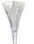 Waterford Crystal 2000s Waterford Crystal Millennium Health Toasting Flutes- a Pair For Sale - Image 4 of 8