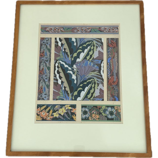 An exceptional, investment-grade piece of authentic 100-year-old French Art Deco history. This is an original full folio...
