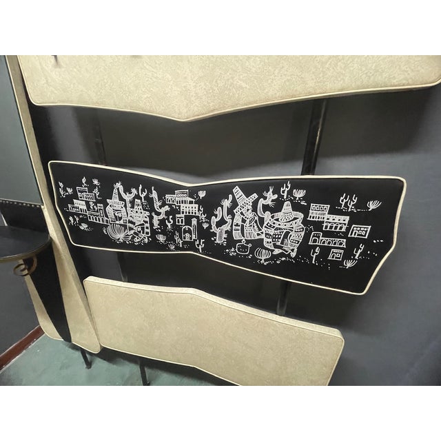 Mid-Century Modern Mid-Century Modern Coat Rack with Mirror, 1960s For Sale - Image 3 of 10