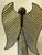 2000 - 2009 Large 21" Brutalist Folk Art Angel Candle Holder Lantern - Hand-Hammered Steel Drum For Sale - Image 5 of 15
