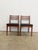 Pair of authentic vintage mid century modern dining chairs. Dated "17 November 1975" on bottoms. This set is in excellent...