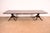 English Baker Furniture Style Georgian Banded Mahogany Double Pedestal Extension Dining Table, Newly Refinished For Sale - Image 3 of 15