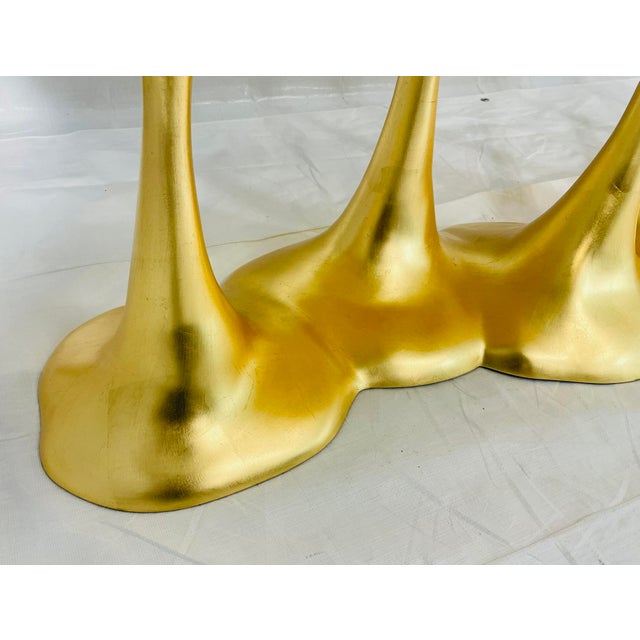 “Janus” Black Lacquer & Gold Leaf Sculptural Sideboard by Karpa For Sale - Image 13 of 18