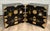 Pair of 1970s Chinoiserie Black Lacquer Nightstands With Hand-Painted Birds & Brass Hardware For Sale - Image 17 of 17