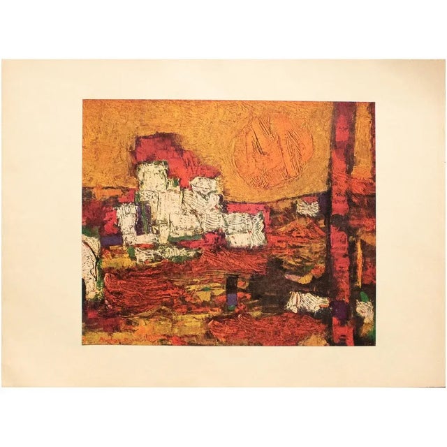 1953 After Ardon "Sunset Over the Negev", Original Period Israel Photogravure For Sale In Dallas - Image 6 of 8