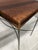 Conran Iron Console Table With Woven Rattan Top For Sale - Image 9 of 9