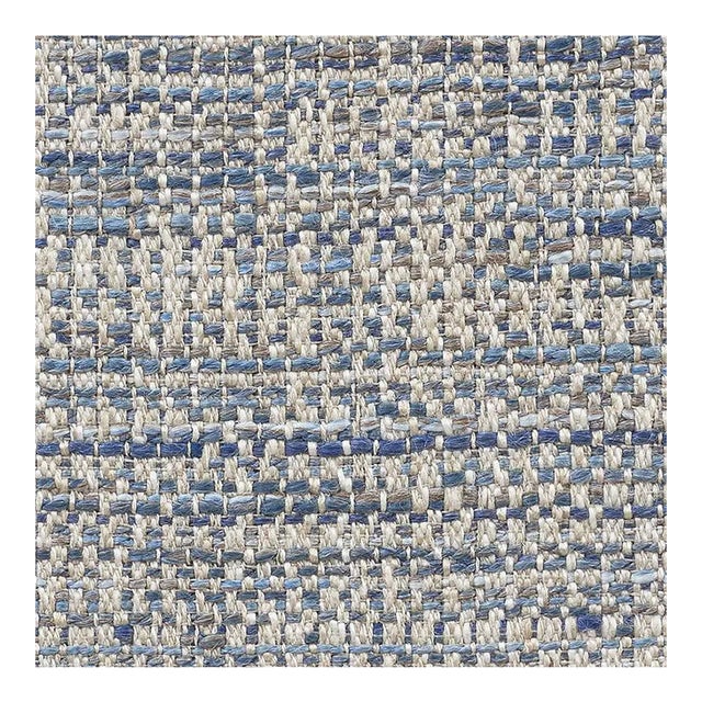 Sample - Schumacher Auckland Performance Fabric in Indigo For Sale