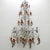 French Six Light Chandelier with Crystal Beads and Glass Grapes For Sale - Image 11 of 11