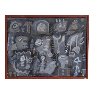 “Lark in the Dark” 2004 Oil Painting on Canvas by Claude Utley