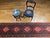 1900 - 1909 Vintage Persian Bidjar Runner, Hand-Knotted Wool, Geometric Pattern, Navy & Red, 3x10 For Sale - Image 5 of 15