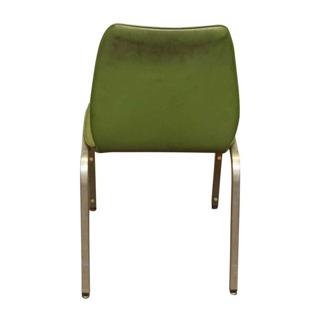 Vintage 1960s Green Vinyl Chair Chairish