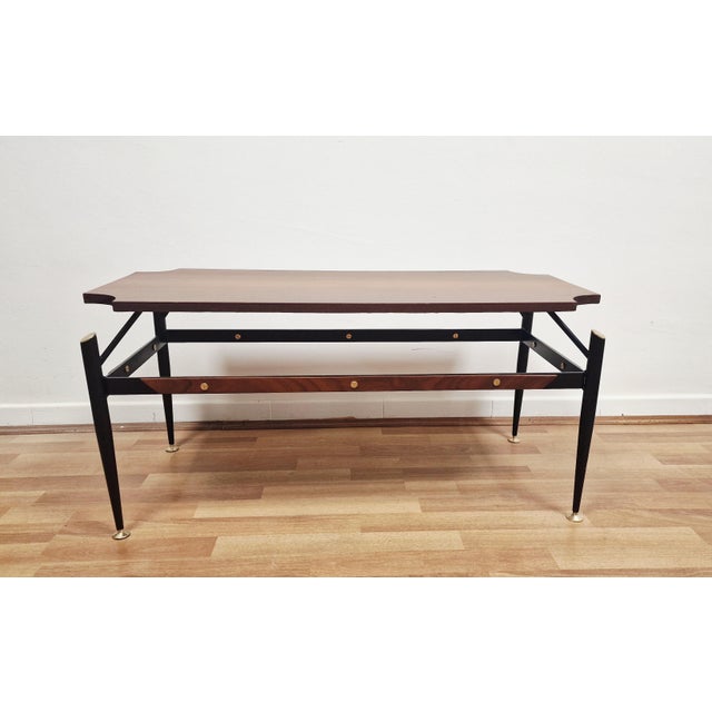 Vintage Coffee Table in the style of Silvio Cavatorta, 1960s For Sale - Image 6 of 11