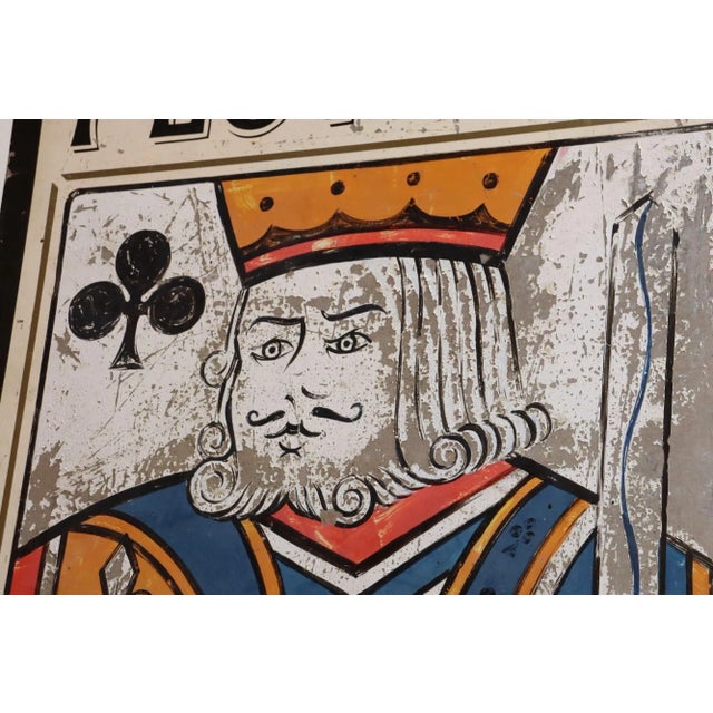 Early 20th Century Double-Sided "Kings Head" Hand Painted Metal English Pub Sign For Sale In New York - Image 6 of 18