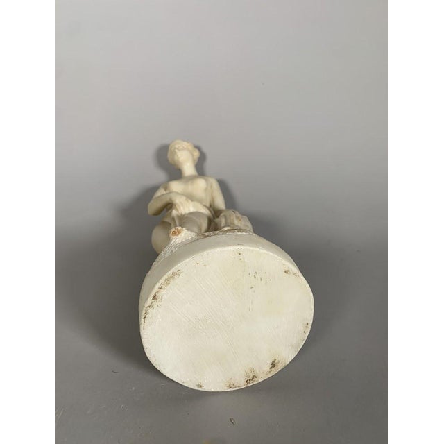 Alabaster Alabaster Sculpture Diane Au Bain After Falconet (1716-1791) 19th Century For Sale - Image 8 of 8