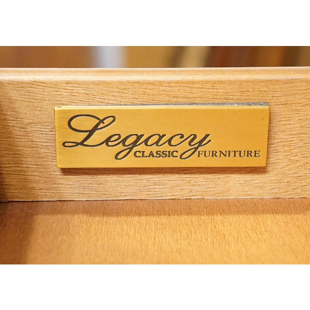 Wood Legacy Furniture Solid Cherry Contemporary Traditional 42" Chest of Drawers 9180-2200 For Sale - Image 7 of 12