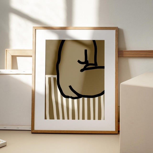 2020s Female Silhouette Giclee Print For Sale - Image 5 of 5
