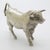 1940s Vintage Italian Handmade Silver Bull Figurine, 1940s For Sale - Image 5 of 12