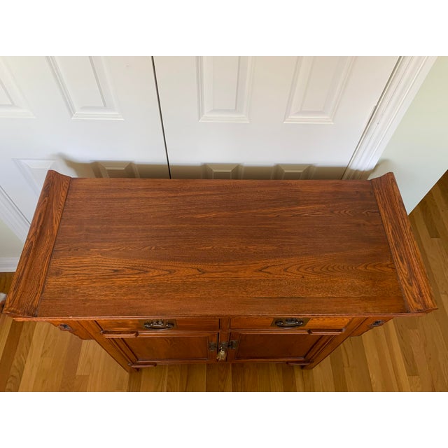 1980s Vintage Chinoiserie Carved Chest For Sale - Image 5 of 18