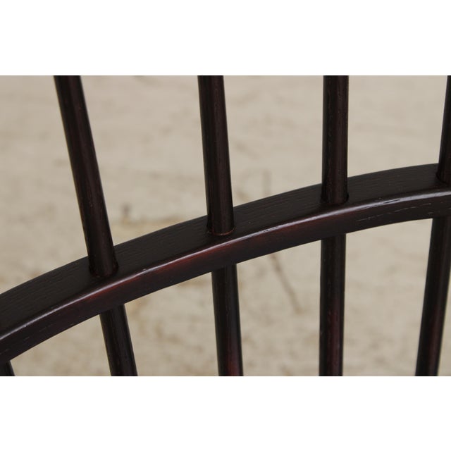 Bench Made Bow Back Painted Finish Windsor Chair For Sale - Image 9 of 16