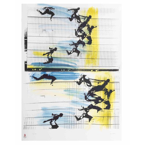 Sergio Barletta, Fotofinish Edition of 260, 2008, Lithograph For Sale