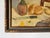 Brown 1949 Vintage Still Life Kitchen Setting Oil on Board Painting, Wood Framed For Sale - Image 8 of 12