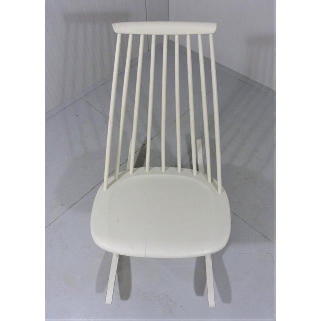 Wood Rocking Chair by I. Tapiovaara for Asko, 1960s For Sale - Image 7 of 17