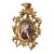 Antique Porcelain Maiden in Gilt Wood Frame Circa 1880s For Sale