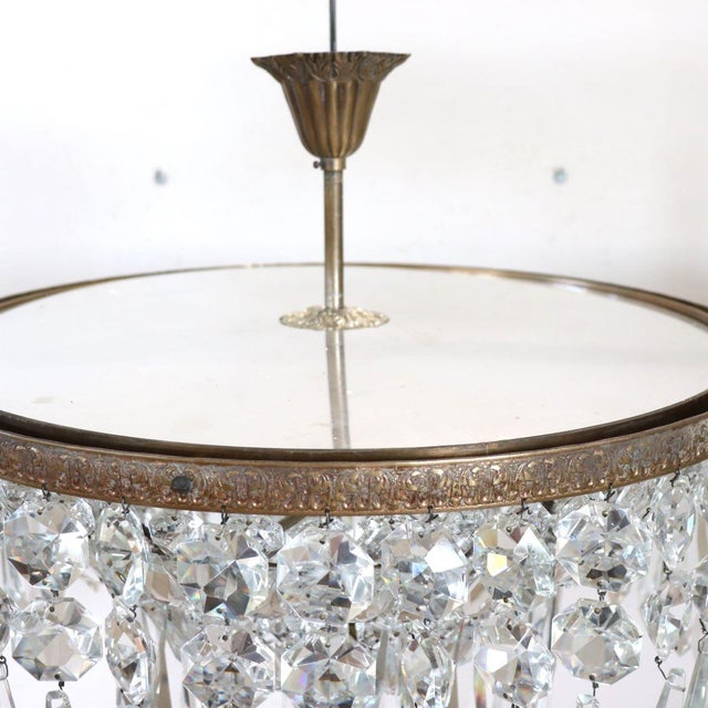 Chandeliers with Large Crystal Drops, Set of 3 For Sale - Image 12 of 18