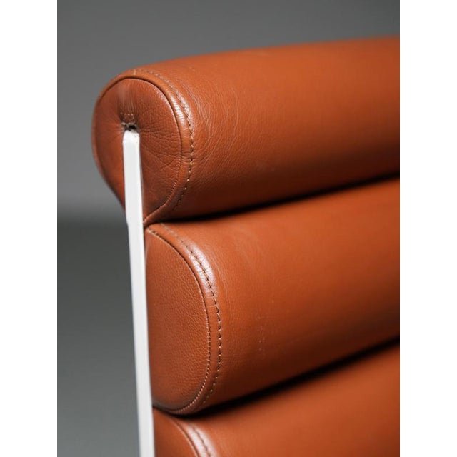 1970s Armchairs in Metal and Faux Leather, France, 1970s, Set of 4 For Sale - Image 5 of 13