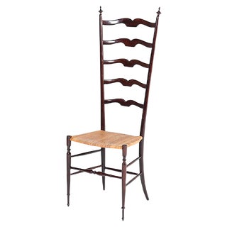 Mid-Century Italian Chiavari Hall Chair, 1950s For Sale