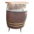 English Retro Mid Century Kitch Barrel Bar 1950s For Sale