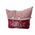 Vintage Country House decorative pillows by Sidney Muncy. Dark red color one with double ruffles and the other envelope...