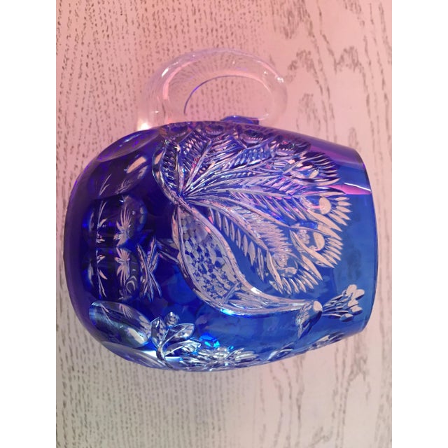 Cobalt Glass Beer Mug by A. Jabłoński, 1980s For Sale - Image 17 of 18