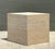 Vintage Italian Travertine Diamond Dining Table Pedestal For Sale - Image 10 of 16