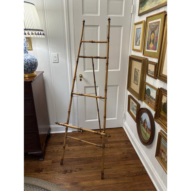 Lovely vintage bamboo Easley for art display. The perfect way to showcase your favorite piece of art. Made of...