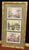 Gold Vintage Framed Triptych Parisian Street Scenes Lithograph Prints by Georges B. For Sale - Image 8 of 10