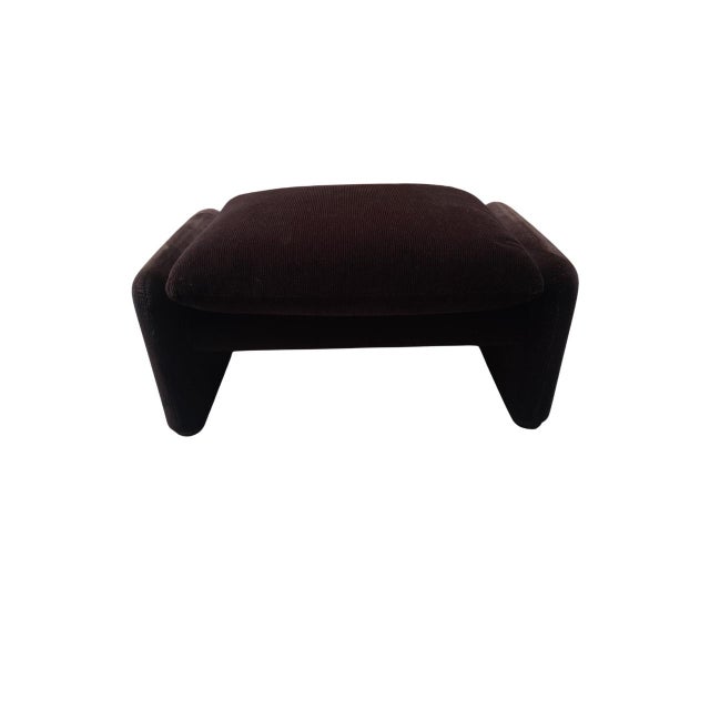 Set of Maralunga Armchair and Ottoman by Vico Magistretti for Cassina, Italy, 1973 For Sale - Image 13 of 18