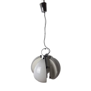 Acrylic Glass Spicchio Pendant by Danilo and Corrado Aroldi for Stilnovo, 1970s For Sale