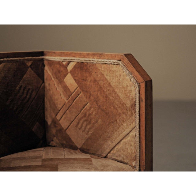 Wood Art Deco Modern Armchair, 1930 For Sale - Image 7 of 18
