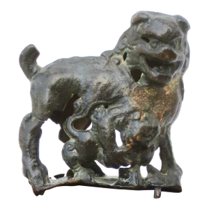 Japanese Karmakura Period Lion Dog Fragment