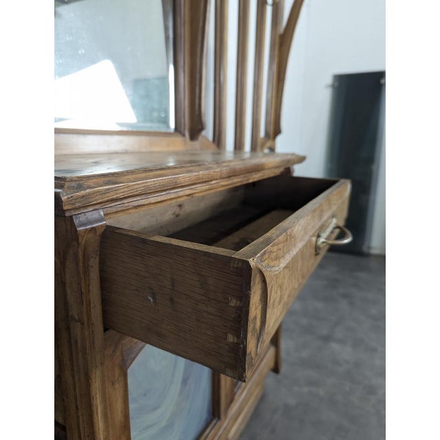 Large Art Nouveau Wardrobe in the style of Vand de Velde For Sale - Image 10 of 14
