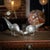 Antique early 20th Century pair of large and impressive solid silver table ornaments modelled as a cock and hen pheasant....