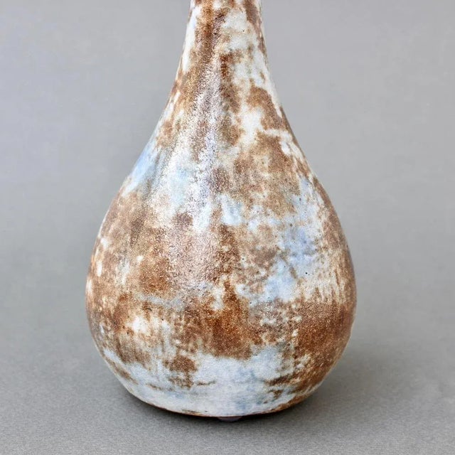 1960s Small Mid-Century Ceramic Flower Vase by Alexandre Kostanda, 1960s For Sale - Image 5 of 11