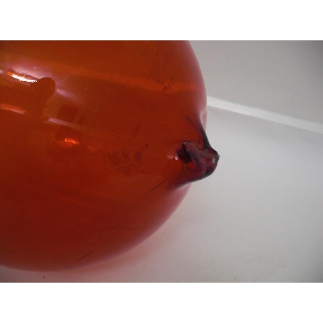 Large Vintage Glass Fishing Float For Sale - Image 4 of 5
