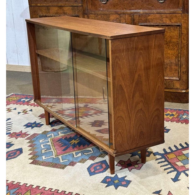 English Teak Display Cabinet, 1970s For Sale - Image 6 of 14