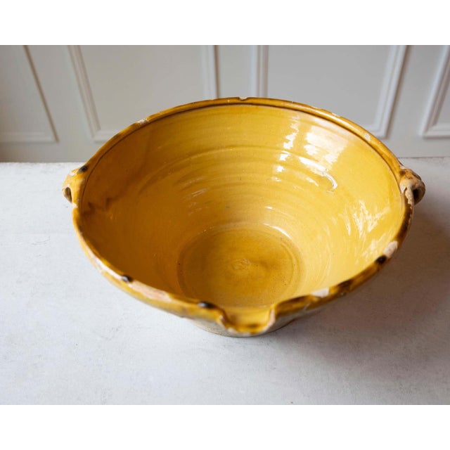 19th Century French Tian Bowl with Yellow Glaze For Sale - Image 10 of 10