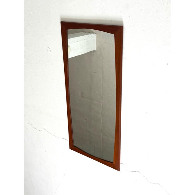 Teak Framed Mirror, 1960s For Sale - Image 4 of 6